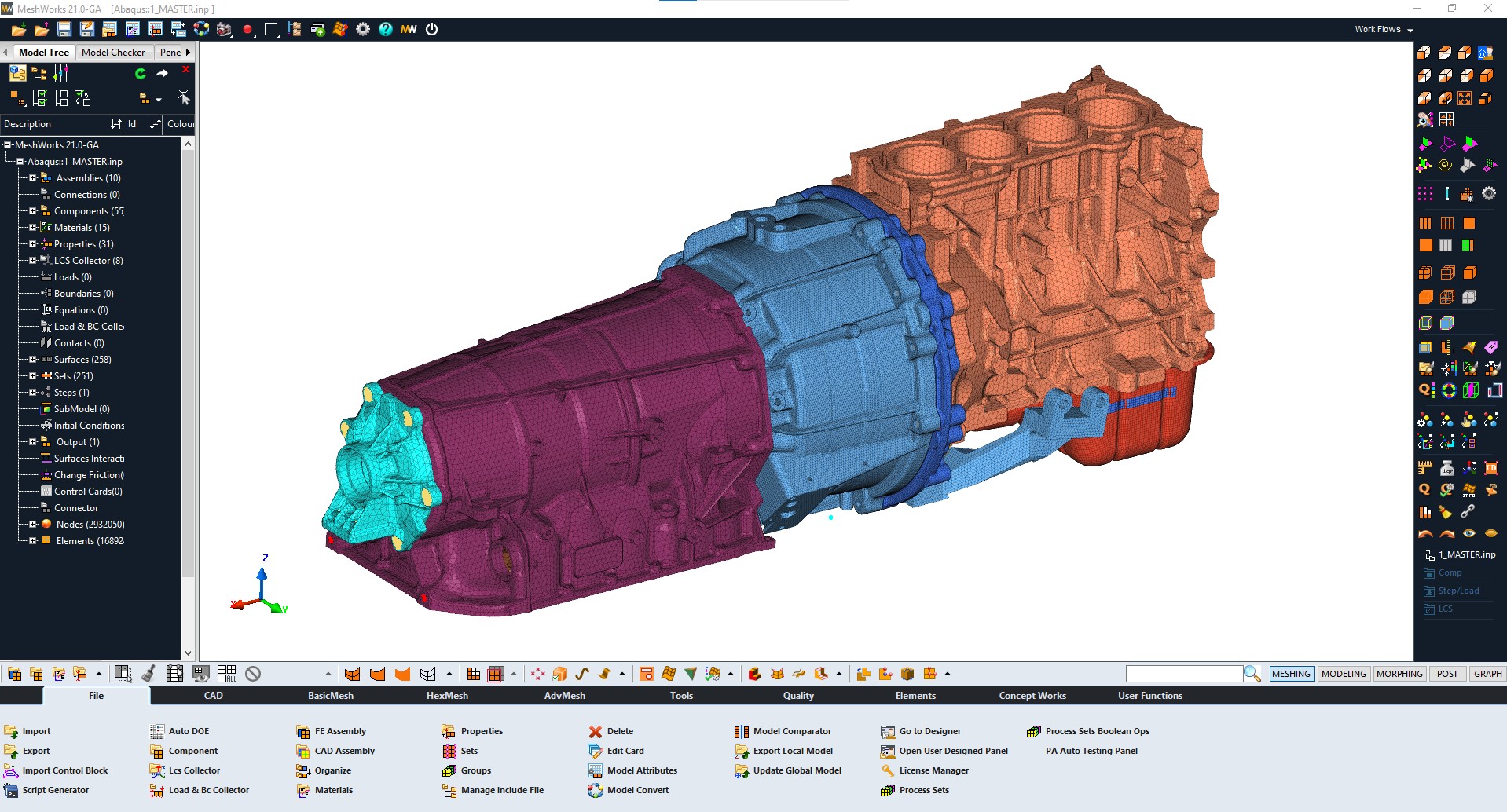 DEP MeshWorks philosophy - Morphing Europe Simulation CAD Design Optimization Modification CAE model